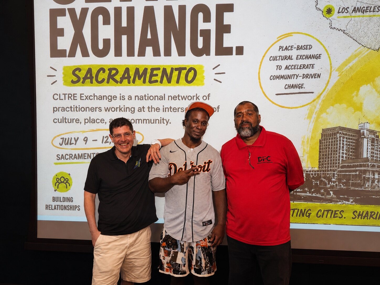 Detroit Film Club founder Ronnie Kirk at the Sacramento Culture Exchange